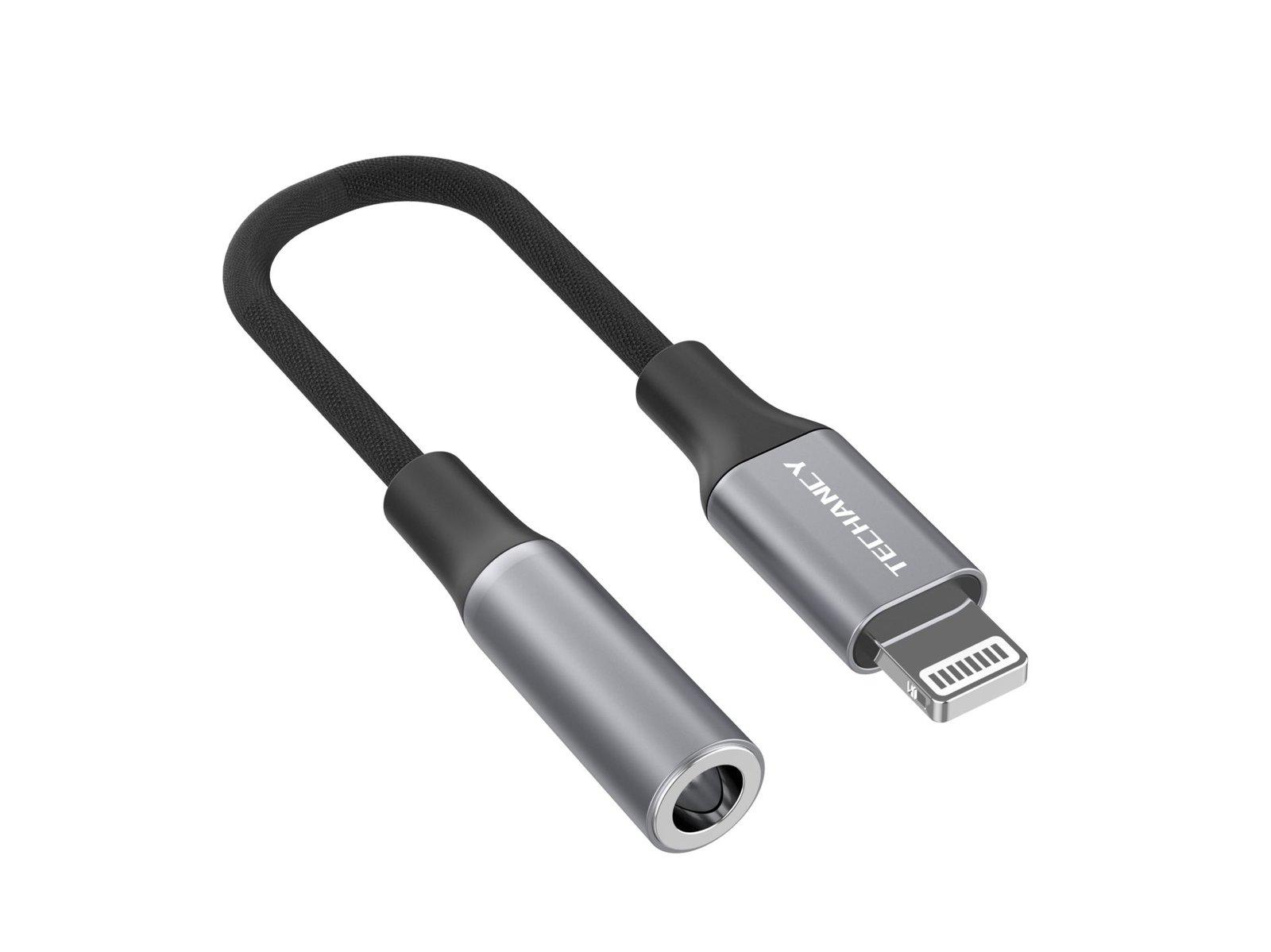 Adaptador Bluetooth Auriculares Para Iphone, Adaptador Lightning A Jack De 3,5 Mm Com Microfone Compativel Com Ipad E Iphone 14/14 Plus/14 Pro/Se 2022/13/12/11/Xr/X/8,bluetooth , Preto