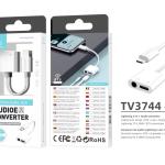 Cabo De Audio Lightning Para 3.5Mm Branco