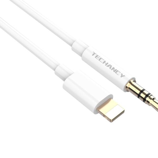 Cabo Auxiliar De Carro Para Iphone, Cabo Lightning A Jack 3.5 Para Rádio De Carro, Compatível Com Iphone 14/14 Plus/14 Pro/Se 2022/13 Pro Max/12 Mini/11/Xr/Xs, 1 M