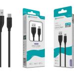 Cabo Type-C Negro 3A 1M 18W S-045