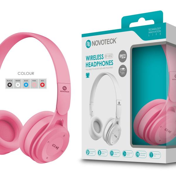 Auscultador Bluetooth Cor Da Rosa BT-002
