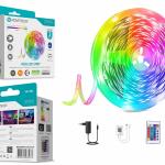 Fita Led 3M 12V 2835Rgb 162Mini Led 5W Bt App Agua Ip65 LED-006