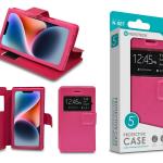 Capa Protetora Universal Cor da Rosa para Smartphone de 5'' N-007 - Visor Inteligente, Resitência a Impactos e Suporte Integrado