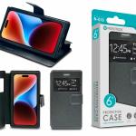 Capa Protetora Universal Negro para Smartphone de 6.0” N-010 – Visor Inteligente, Resistência a Impactos e Suporte Integrado