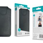 Capa Protetora Universal de Microfibra Negro para Smartphone de 5'' Formato Bolsa N-011