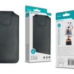 Capa Protetora Universal de Microfibra Negro para Smartphone de 6.0” Formato Bolsa N-013
