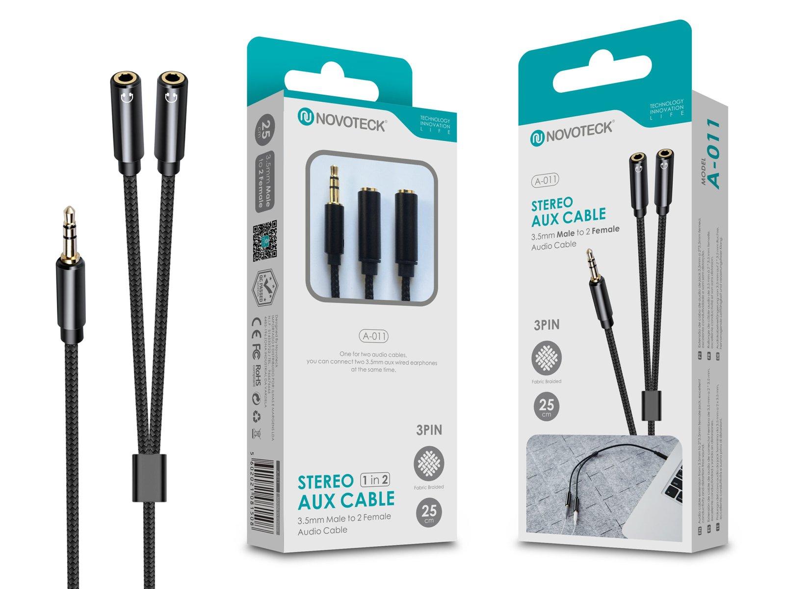 Conversor Jack 3Pin NOVOTECK A-011