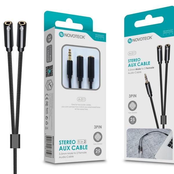 Conversor Jack 3Pin NOVOTECK A-011