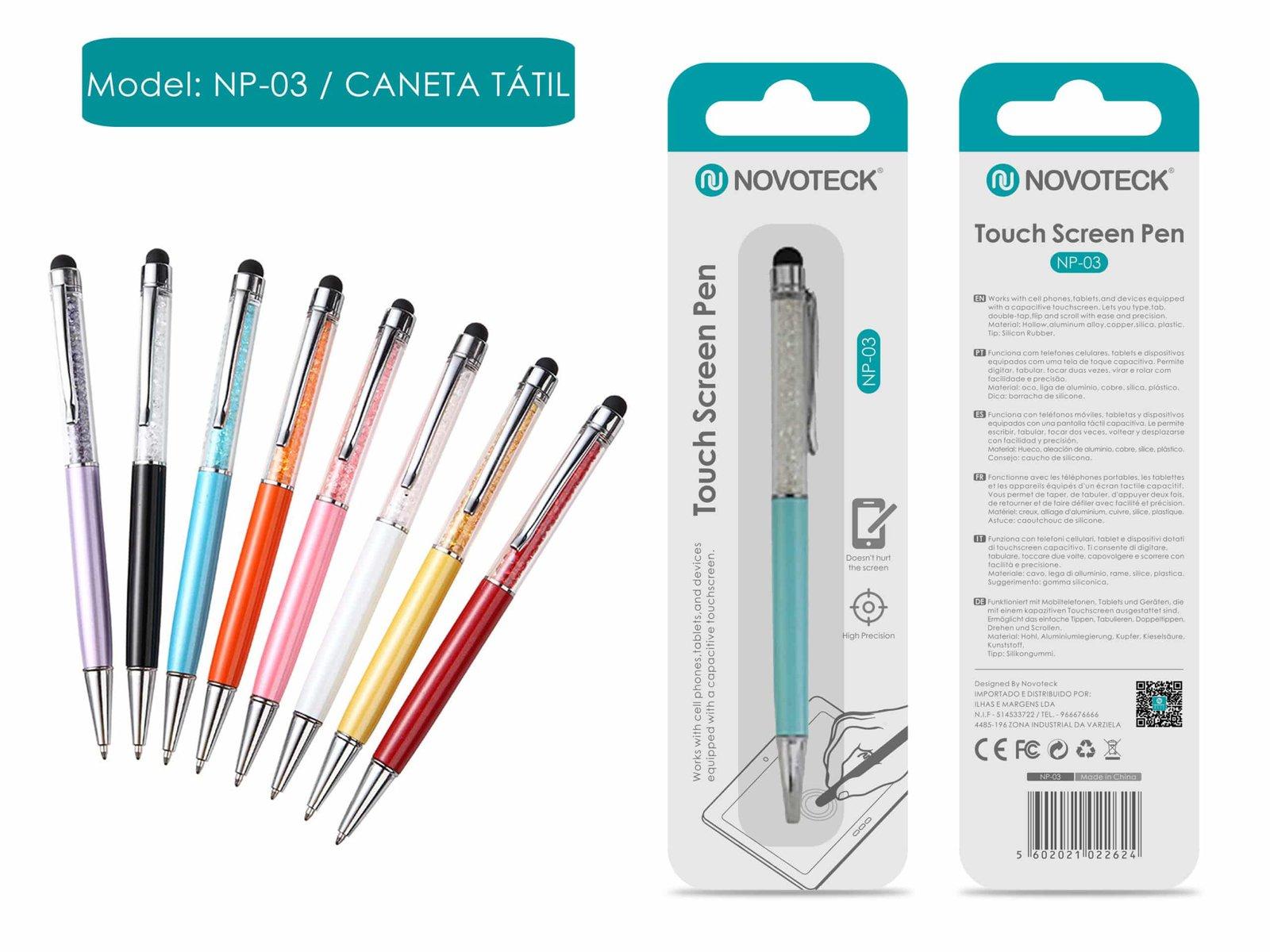 Caneta Tátil Com Esferográfica NP-03