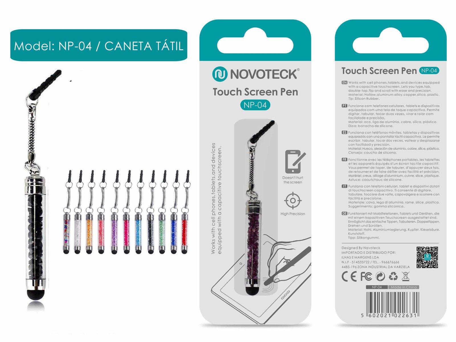 Caneta Tátil Mini Brilhante NP-04