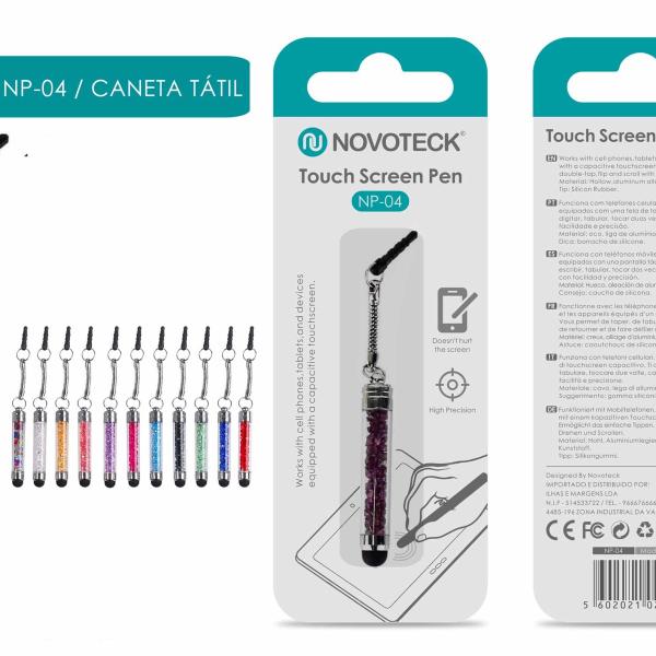 Caneta Tátil Mini Brilhante NP-04