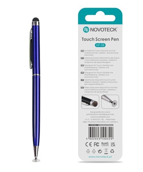 Caneta Touch Screen Novoteck NP-08 - Azul