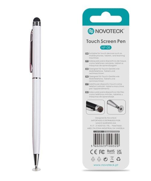 Caneta Touch Screen Novoteck NP-08 - Branco