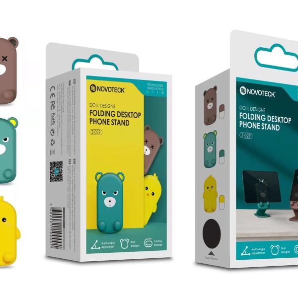 Suporte Formato Bonecos Urso Verde Z-029