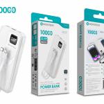 Power Bank 10000mAh PB-013 – Carregamento Rápido 22.5W PD20W com Cabo Integrado