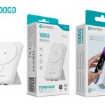 Power Bank NOVOTECK PB-016 10000mAh com Carregamento Rápido 22,5W e Carregamento Sem Fios 15W – Base de Apoio Integrada e Íman Magnético