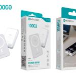 Power Bank Magnético NOVOTECK PB-021 10000mAh – Carregamento Rápido 20W e Sem Fios 15W, Compatível com MagSafe