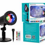 Lâmpada de Projeção Efeito Ondas de Água Novoteck PL-010 com Controle Remoto