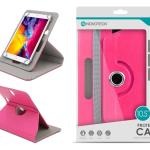 Capa Protetora Universal Cor da Rosa para Tablet de 10.5'' - N-006- Confortável, Resistente a Quedas e com Suporte Ajustável