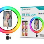 Ring light RGB Novoteck 26cm sem tripé RL-04