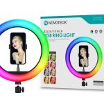 RL-05 Ring light RGB Novoteck 33cm sem tripé