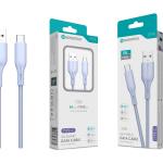 Cabo de Dados Type-C Lilás 1M,5A, S-082