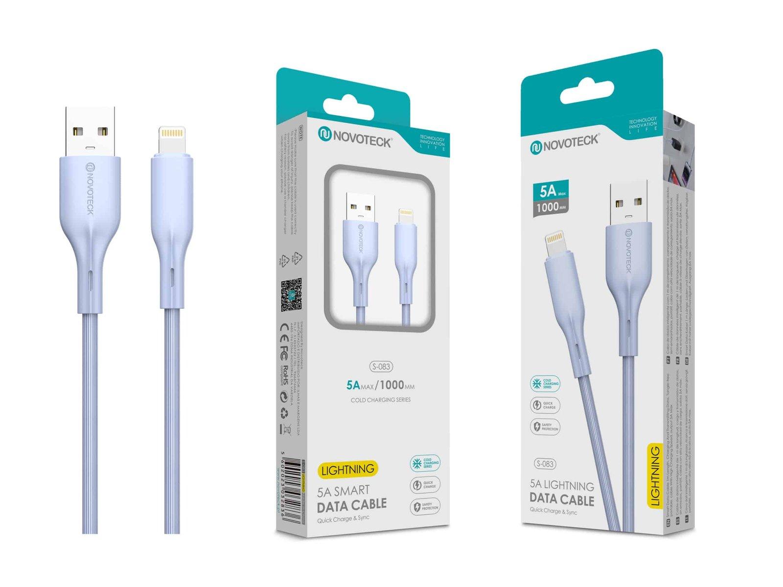 Cabo de Dados Lightning Lilás 1M,5A, S-083