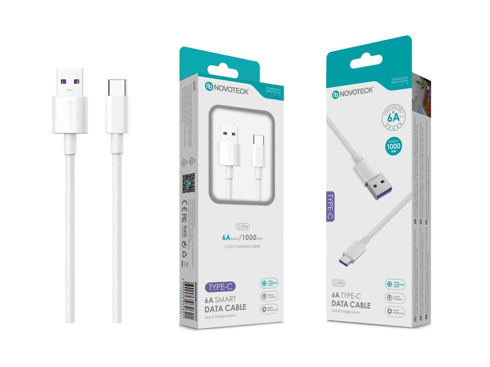 Cabo Type-C Branco 6A 1M S-096