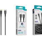Cabo de Dados Type-C para Type-C 60W com Revestimento Resistente S-125