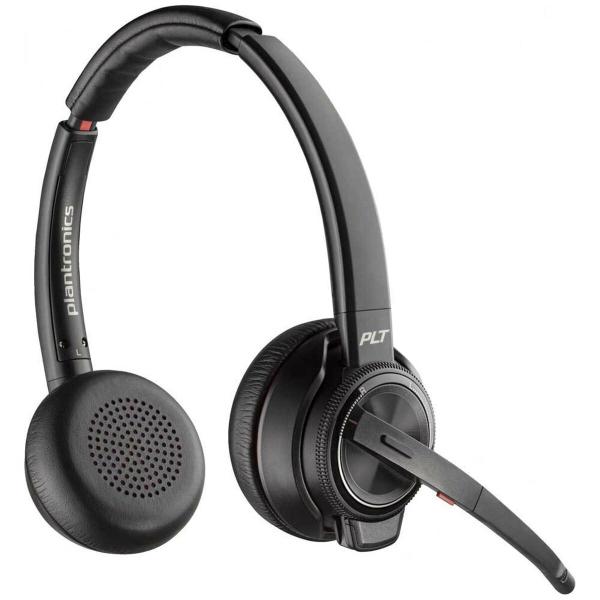 Auriculares com microfone Poly Savi 8220 Uc Preto