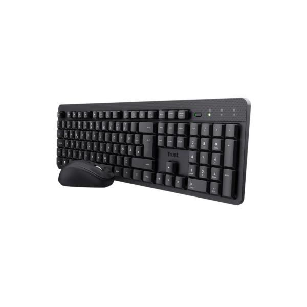 Teclado e Rato Trust TKM-360 Preto Qwerty espanhol
