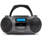 Rádio CD Aiwa Preto Ecrã LCD Bluetooth 5.0
