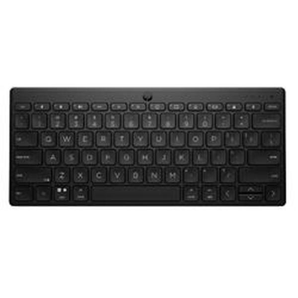 Teclado HP 692S9AA#ABE Preto Qwerty espanhol