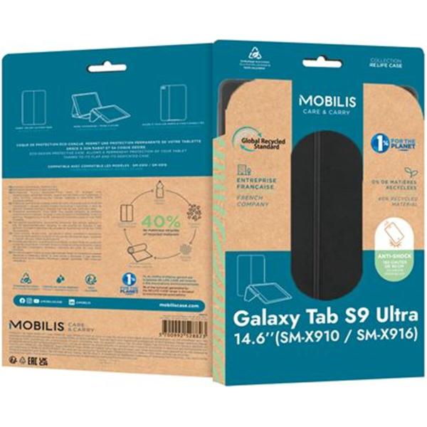 Capa para Tablet Mobilis 068010 14,6" Galaxy Tab S9 Ultra Preto