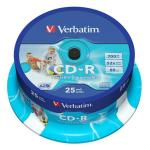 CD-R Verbatim 25 Peças 700 MB 50 MB/s (8 Unidades)
