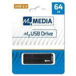 Pendrive MyMedia Preto 64 GB (10 Unidades)