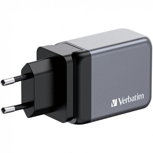 Carregador de Parede Verbatim GNC-65 Preto 65 W Universal (10 Unidades)