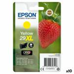 Tinteiro de Tinta Original Epson XP 235 332 335 432 435 - Nº 29 XL Amarelo (10 Unidades)