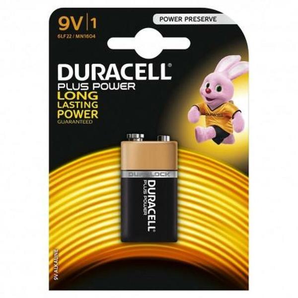 Pilha Alcalina DURACELL 9 V 6LR61 (10 Unidades)