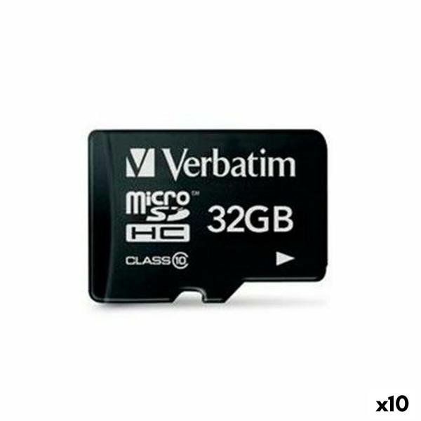 Cartão de Memória SDHC Verbatim 32 GB (10 Unidades)