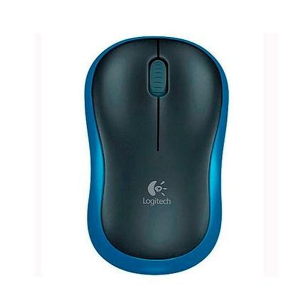 Rato sem Fios Logitech M185 Azul 1000 dpi (10 Unidades)