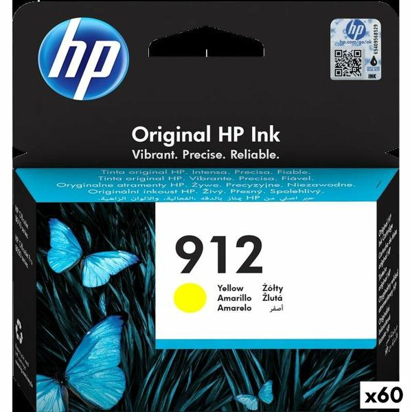 Tinteiro de Tinta Original HP Amarelo (60 Unidades)