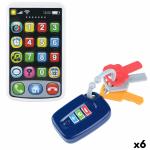 Telefone de brincar PlayGo 7 X 11 X 2 CM (6 Unidades)