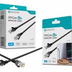 Cabo de Rede Blindado Novoteck STP Cat.6e SE-009 – 5,0m, 1000 Mbps, Conectores RJ45