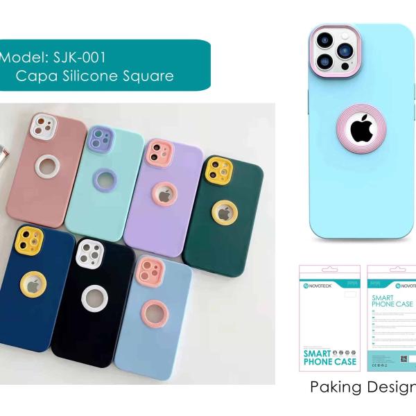 SJK-001 Capa Telemóvel Silicone Square