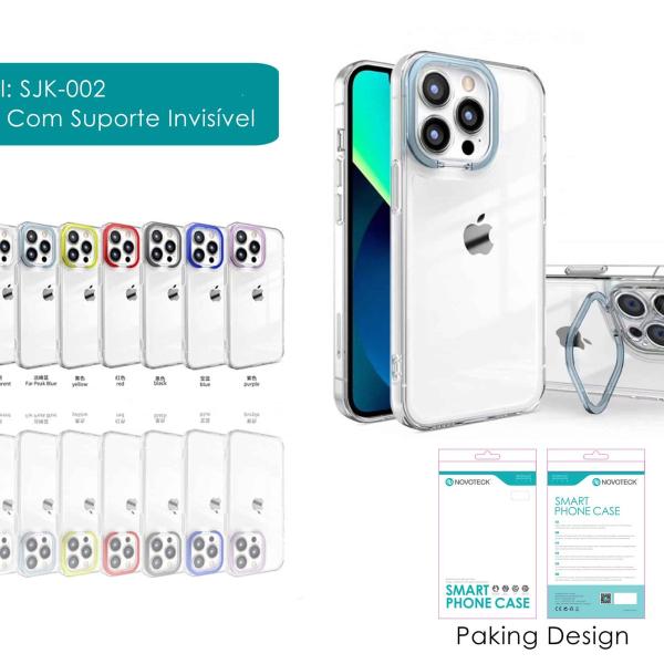 SJK-002 Capa Telemóvel Com Suporte Invisível