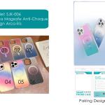 SJK-006 Capa Telemóvel Magsafe Arco-Íris