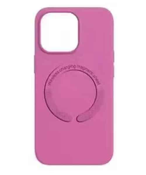 Capa para Smartphones com MagSafe - SJK-008 Compatível com Acessórios Magnéticos, Material Premium - Rosa , IPHONE 14 PLUS