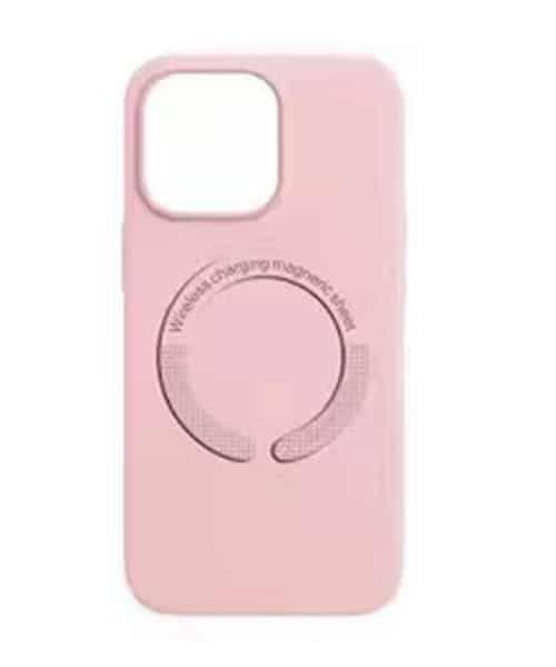 Capa para Smartphones com MagSafe - SJK-008 Compatível com Acessórios Magnéticos, Material Premium - Rosa Seca , IPHONE 14