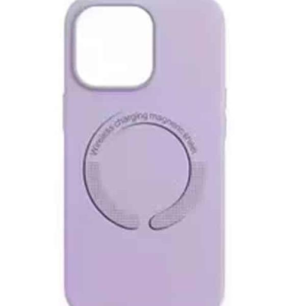 Capa para Smartphones com MagSafe - SJK-008 Compatível com Acessórios Magnéticos, Material Premium - Roxo , iPhone 15 Plus